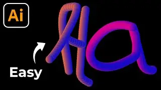 Create Stunning Letters with Blend Tool | Design Masterclass | Adobe Illustrator Tutorial