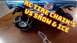 #1259 RC Tire Chain's vs SNOW & ICE