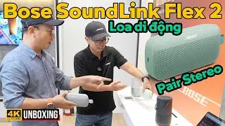 4 MÀU LOA DI ĐỘNG BOSE SOUNDLINK FLEX II VỪA RA MẮT, LOA OUTDOOR, CẮM TRẠI, DÃ NGOẠI