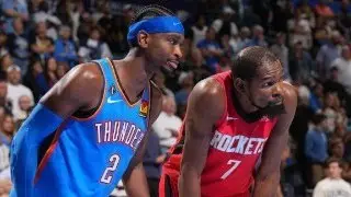 Pulling Away Late: Oklahoma City DOMINATES the Houston Rockets to close!