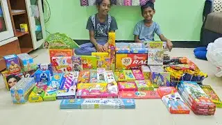 🧨🧨 தீபாவளிக்கு பட்டாசு வாங்கியாச்சு #diwali #pattasu #தீபாவளி 