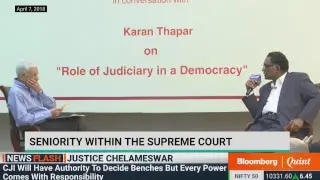 Justice Chelameswar  On &lsquo;Role Of Judiciary In A Democracy&rsquo; At Harvard Club Of India