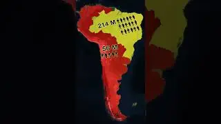 Sabias que Brasil es abruptamente grande? 😲#shorts