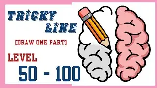 Tricky Line Draw The Part All Level 50-100 Walkthrough Solution | Tricky Line All Level
