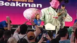 Ator Paul Zaloom (O Mundo de Beakman) no Santos Criativa Festival Geek em 2022