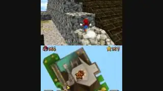 mario gets beat by a thwomp