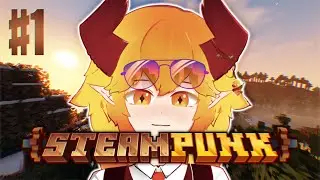 MinecraftSteamPunk || บรรทึกการเดินทางของโคโมะที่เกิดใหม่เป็นช่าง 1