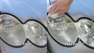 How-To: Clean your Headlights With Toothpaste (EASY)