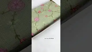 Mahrani Tissue kota jaal work Fancy sarees ₹1650/- #tissue #kota #handloom #fancysarees
