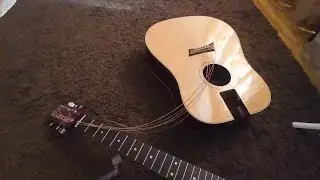 Adjustable Neck on Acoustic Guitar? Travel Guitar from Michael Kelly Visionary V5