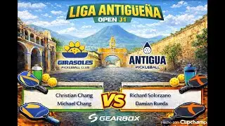 J1 Liga Antig&uuml;e&ntilde;a - Christian Chang y Michael Chang vs Richard Solorzano y Damian Rueda