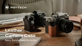 Introducing the Leather Camera Case | Retro, Stylish, Ready For Action.