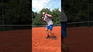One-handed backhand UP CLOSE in 4K #tennis #tennisplayer #tennislife #gopro #4k #backhand