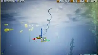 Underwater rope simulation in unreal engine 4