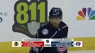 Columbus Blue Jackets Trade Seth Jones to the Chicago Blackhawks (July 23, 2021)