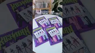 unboxing #aespa signed #richman album 💜
