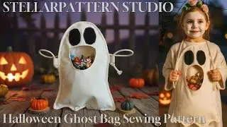Halloween Ghost Bag Sewing Pattern