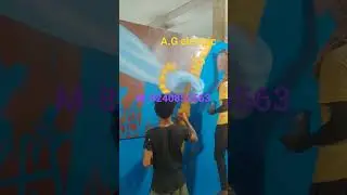 Ram mandir LIGHTING painting #chandannagar #smdled #ledlighting #smd #rammandir #ram #light #best