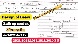 Built up Beam | Steel Numerical | 2022 .2018 PU