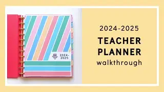 2024-2025 Teacher Planner for Middle + High School Teachers