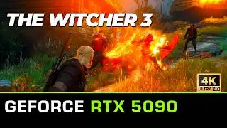 The Witcher 3 Max Graphics 2025 | RTX 5090 Ultra Settings 4K | Gameplay Highlights | Ray Tracing PC