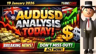 Анализ пары AUDUSD на сегодня | Торговля на Форекс в режиме реального времени | 19 января 2026 г.