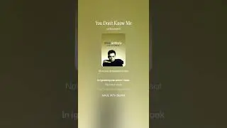 Marc Anthony song No me Conoces English translation