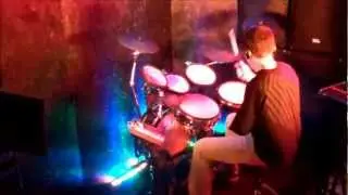 Pour Some Sugar on Me - Def Leppard, Russ Simms drum cover (done with one arm)