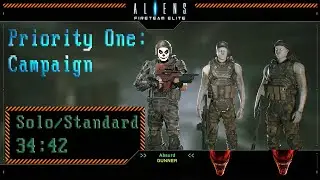 Aliens Fireteam Elite - Priority One: Campaign (Solo, Standard) Speedrun [34:42]