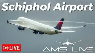 LIVE: Departures at Amsterdam Schiphol Airport | Nov 16, 2025