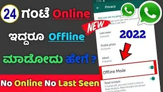 WhatsApp No Online/ No Last seen/ WhatsApp offline chat / Whatsapp latest hidden tips & tricks 2022