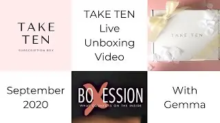 Take Ten September 2020 unboxing with Gemma for Boxession