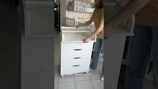 Комод Incanto Victoria 600/4 МДФ белый (съёмный стол)