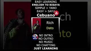 English to Bisaya | Cebuano Lessons | 15 Common Words Lesson 42 |