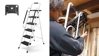 5 Step Folding Ladder with Handrails Review