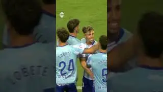 &iexcl;Vaya 'momentazo' en La Rosaleda! Espectacular gol maradoniano de Larrubia
