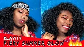 FIERY BRONZE SUMMER MAKEUP GLOW | BreenuhX