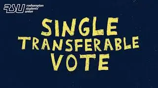 RSU Elections - Single Transferable Voting Explained 🍫