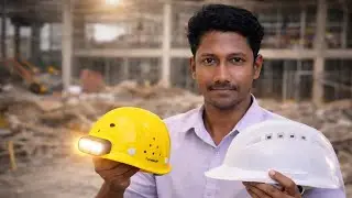 Yellow vs White Safety Helmet | Features, Uses & LED Light Explained