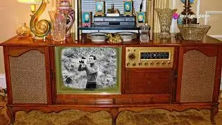 Step Back in Time  The Vintage Curtis Console Television, featuring the stunning 1960 Kingston K1523