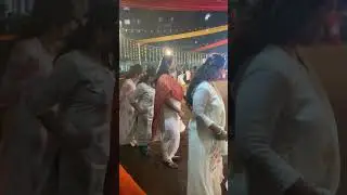&ldquo;Formation of a Garba dance circle-1,on the 6th day of the Navratri festival celebration at spag&hellip;