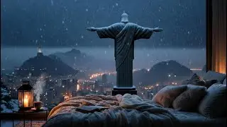 Relax in the Best Rio View ❄️ Cozy Winter Bossa Lo-Fi | Study, Reading & Work Focus (1 Hour)