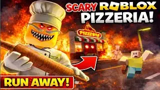 SCARY ROBLOX PIZZERIA ! 😱 Evil Chef Is Chasing Me ! | SCARY OBBY |  Papa Pizza's Pizzeria | Roblox 