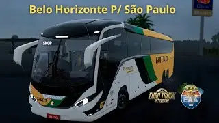 De Belo Horizonte a São Paulo | Viagem Simulada Marcopolo Paradiso G8 1200 - Viação Gontijo