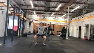 PVC Squat Snatch Technique WOD - week 3