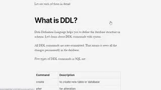 DBMS: Structured Query Language(SQL)