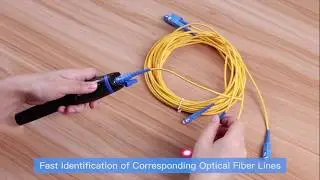 How to use Fiber Optic Visual Fault Locator ORIENTEK T11P Pen Shape Visual Fault Locator