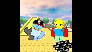 CLOVES HANGOUT GAME FNF MOD LEAK???? #reccomended #roblox #robloxedit #animation #fnf #fnfmod #leak