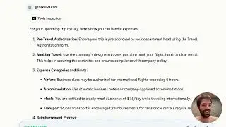 HR Helpdesk - Deflect travel expenses questions