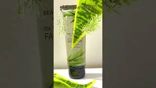 goodness of bamboo,tea tree #trending  #follow #facewash #teatree #skincareroutine @BEAUTYNEARTH
